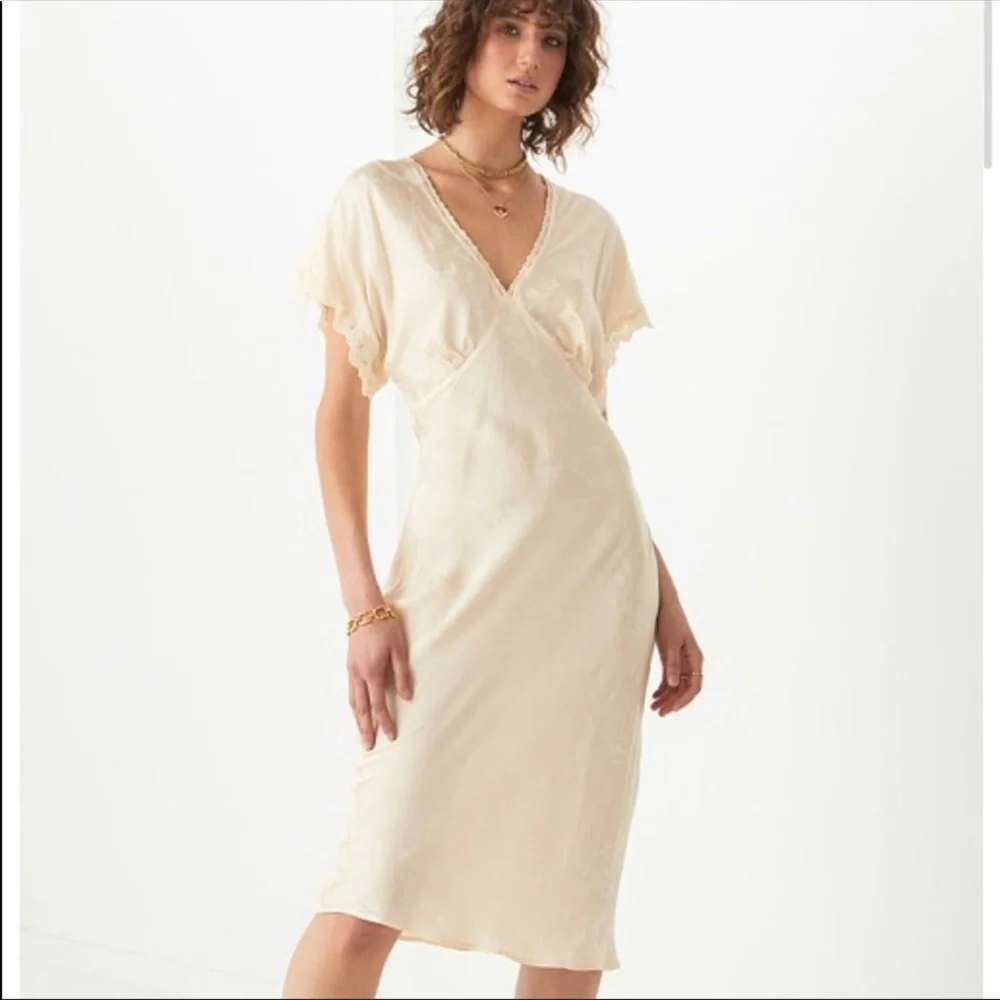 Spell Jacquard Petal Night-Gown Sz Xs - Picture 3 of 11